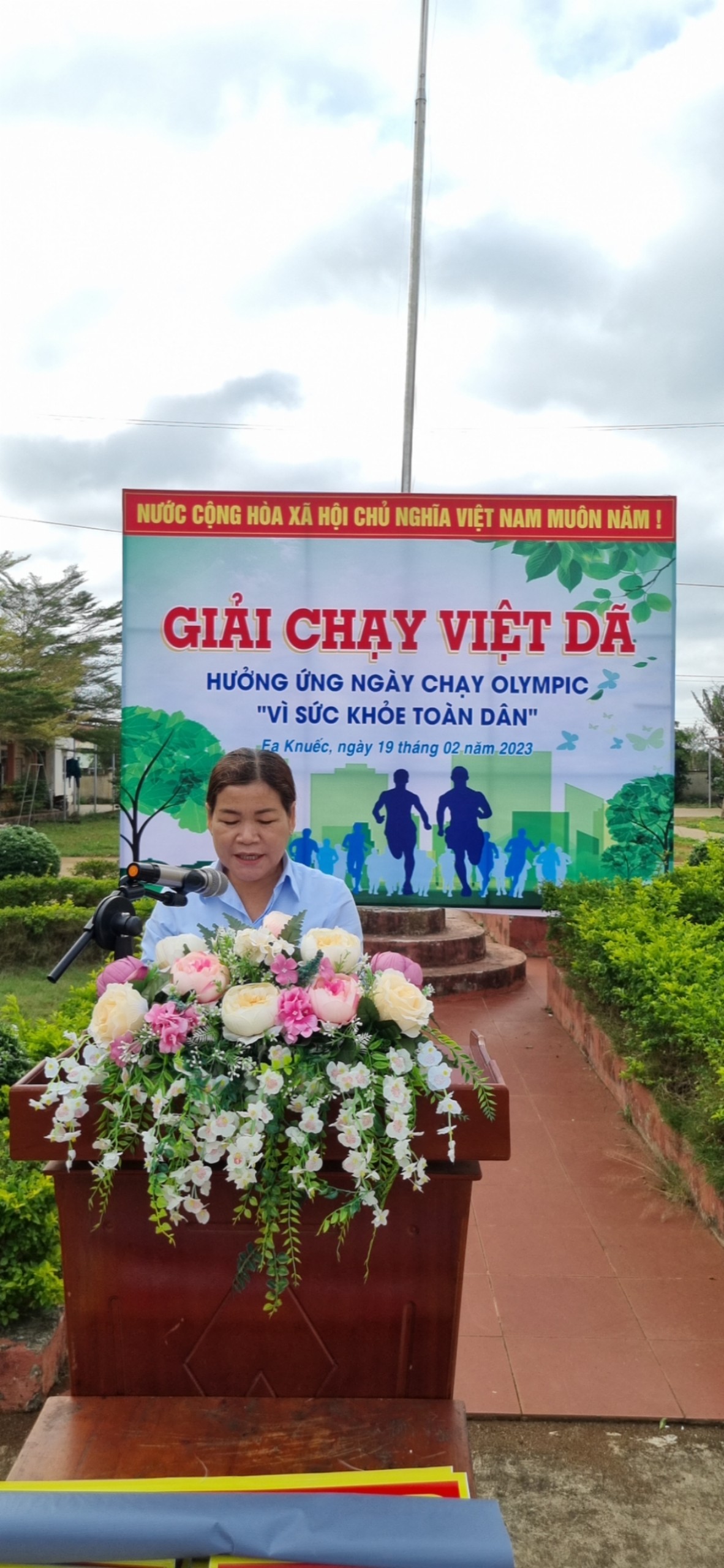 Ủy Ban Nhân Dân Xã Ea Knuếc Tổ Chức Giải Chạy Việt Dã Hưởng Ứng Ngày Chạy Olympic " Vì Sức KHỏe Toàn Dân Năm 2023 